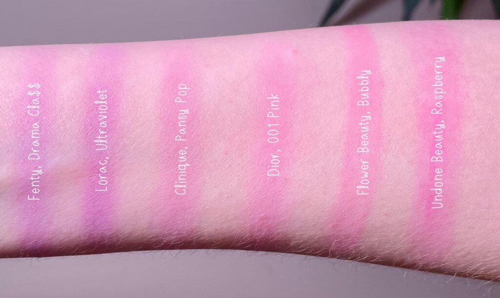 Dior 001 Pink Backstage Rosy Glow Blush Dupes