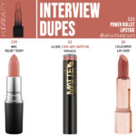 Huda Beauty Interview Power Bullet Matte Lipstick Dupes