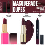Huda Beauty Masquerade Power Bullet Matte Lipstick Dupes