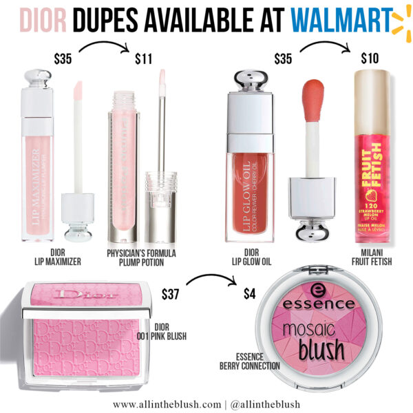 Dior Dupes Available at Walmart! - All In The Blush