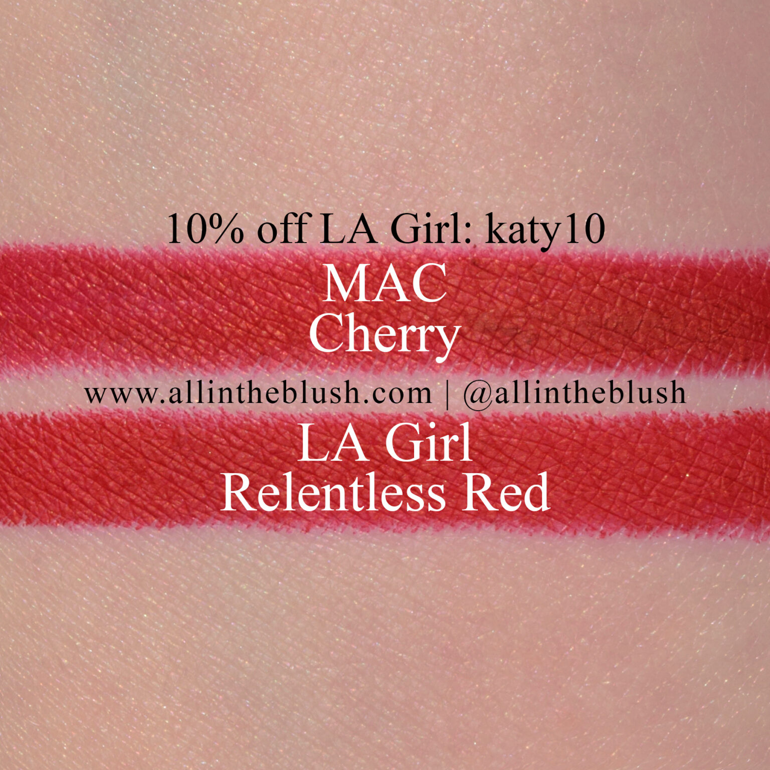 LA Girl Dupes for MAC Lip Liners All In The Blush