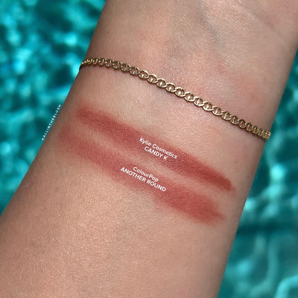 Kylie Cosmetics Candy K Lip Liner Shade Matches