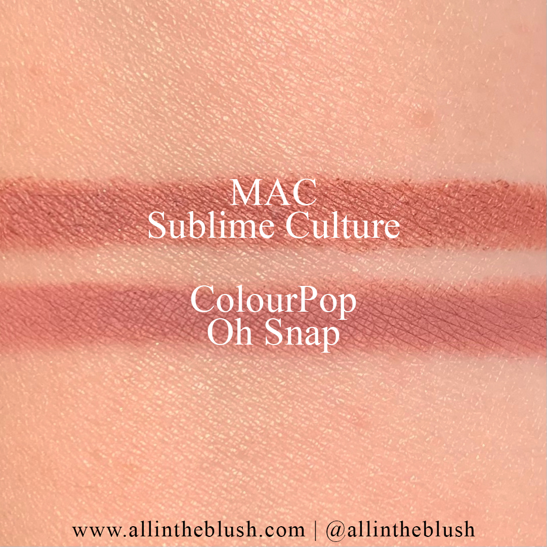 MAC Sublime Culture Lip Pencil Dupes