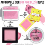 Affordable Dupes for Dior 001 Pink Blush