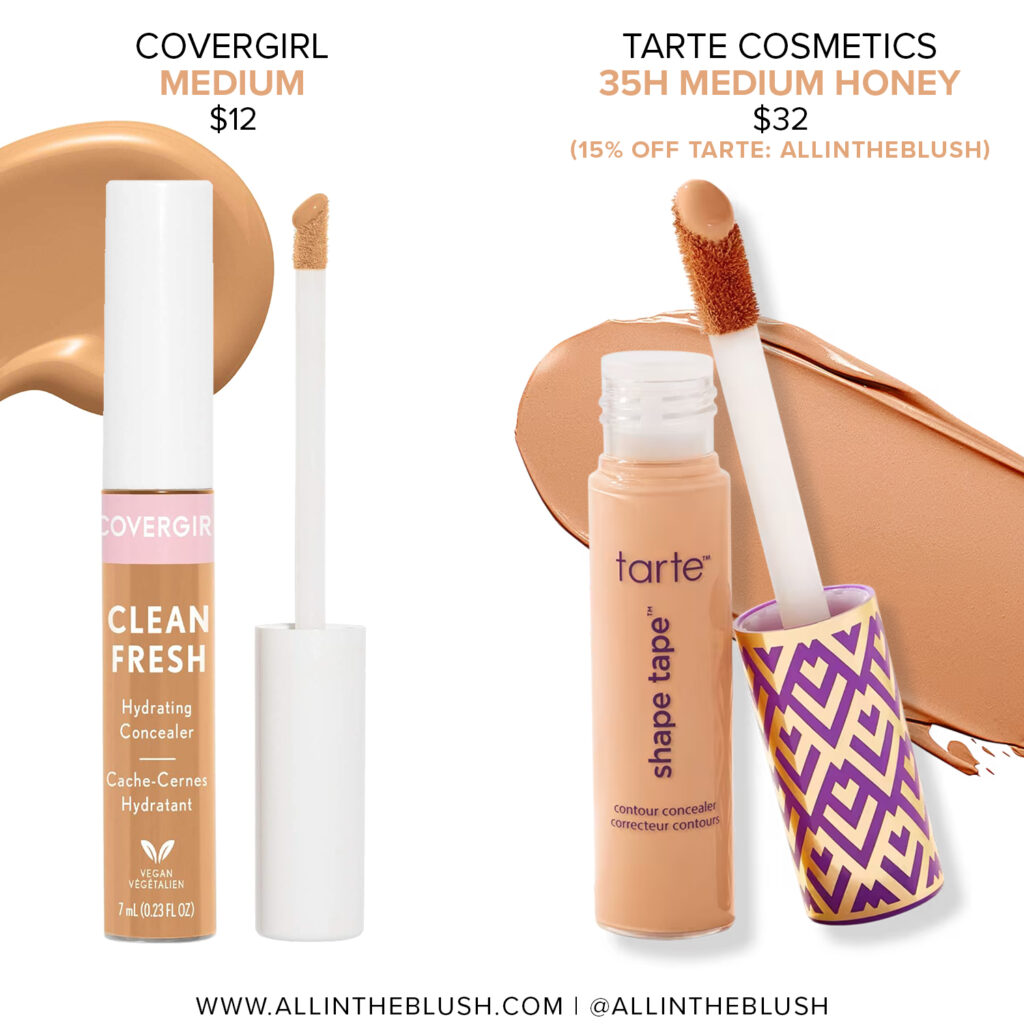 Tarte 35H Medium Honey Shape Tape Concealer Dupes