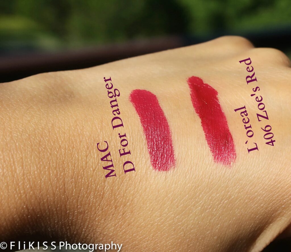 MAC D for Danger Lipstick Dupes All In The Blush