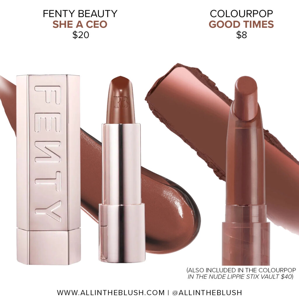 Fenty Beauty She A CEO Fenty Icon The Fill Semi-Matte Refillable Lipstick Color Matches