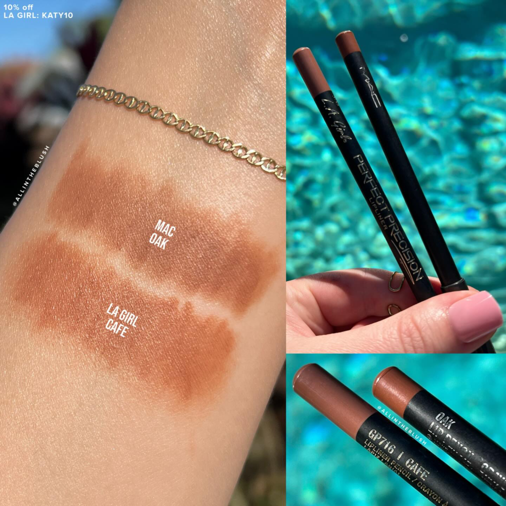 MAC Oak Lip Pencil Shade Matches