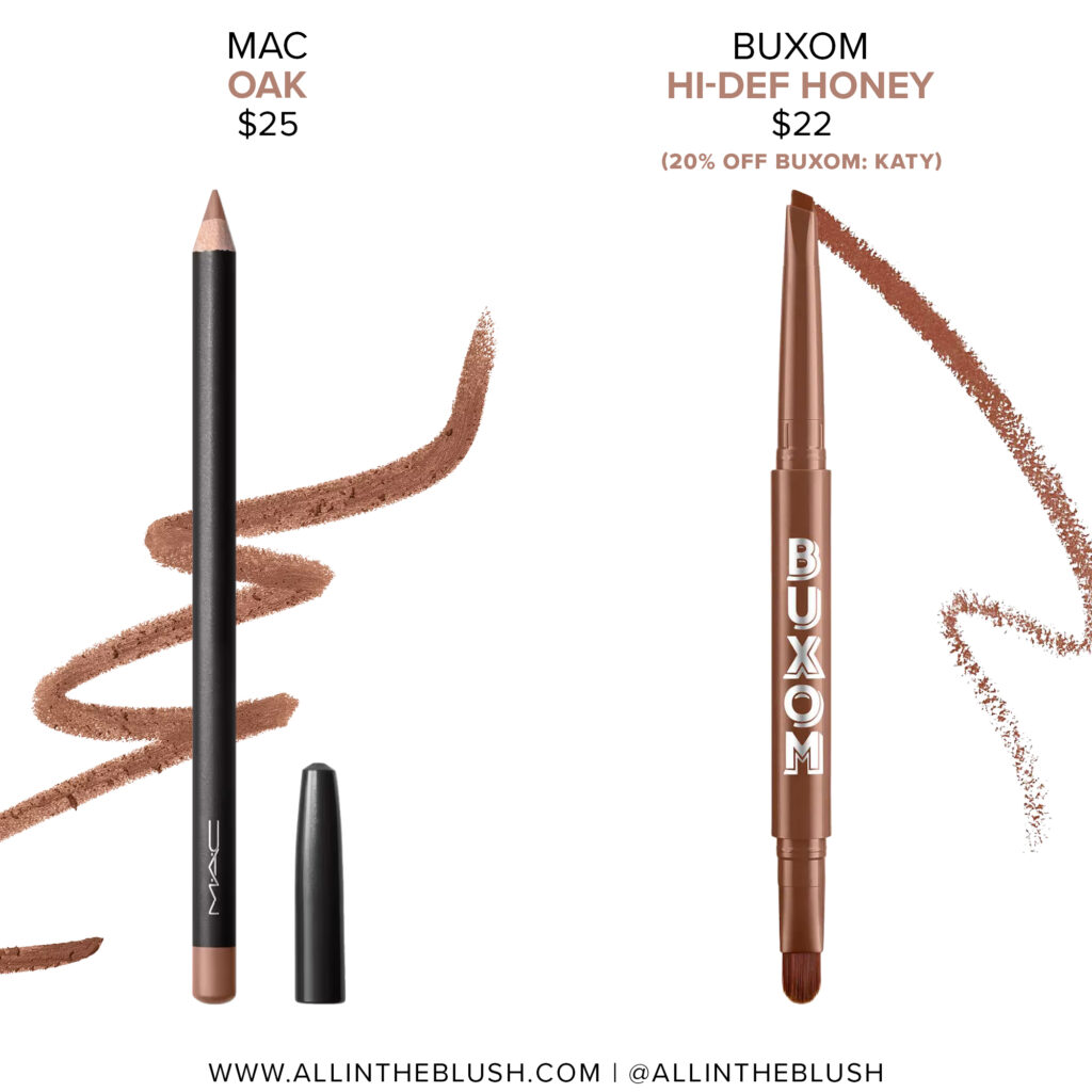 MAC Oak Lip Pencil Color Matches