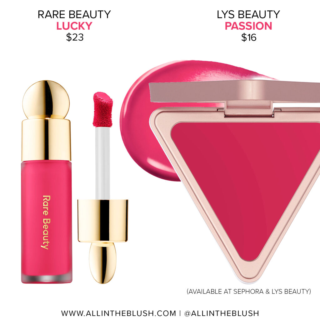 Rare Beauty Lucky Soft Pinch Liquid Blush Dupes