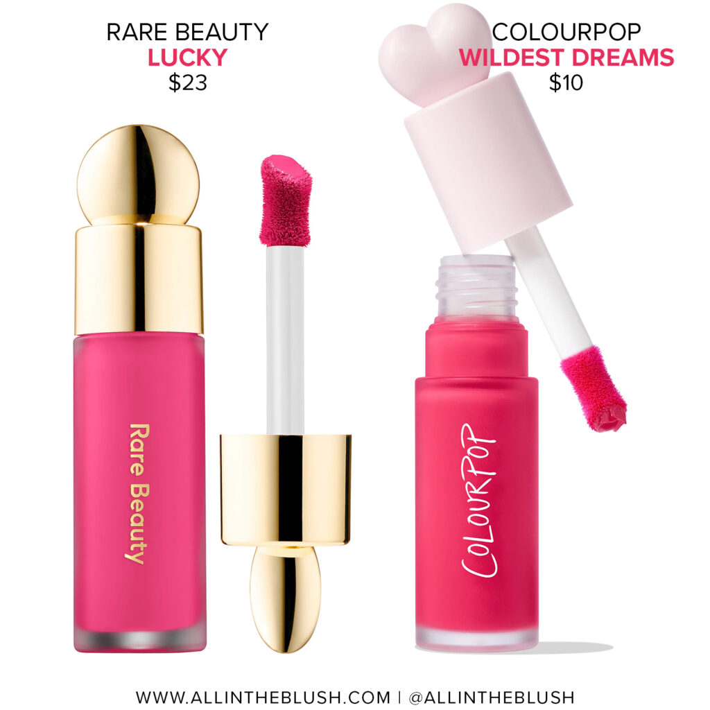 Rare Beauty Lucky Soft Pinch Liquid Blush Dupes