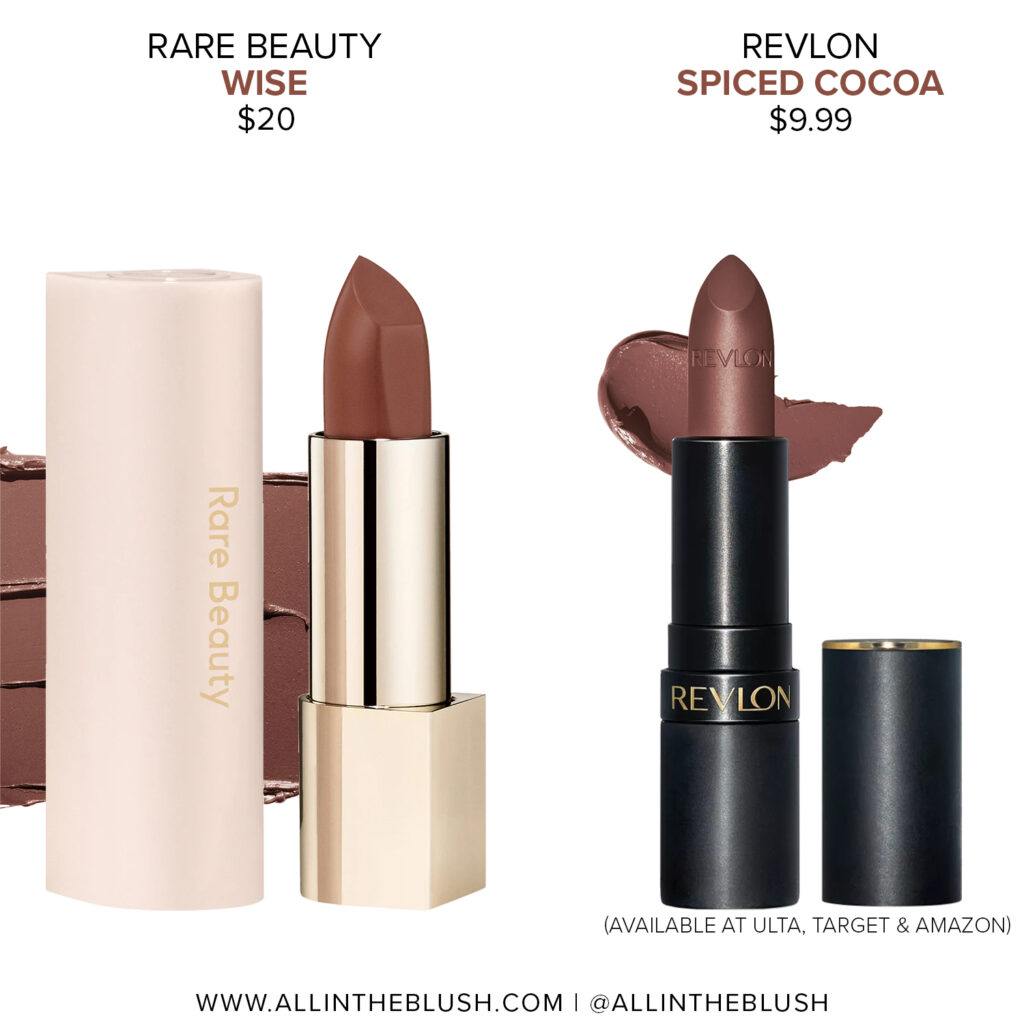 Rare Beauty Wise Kind Words Matte Lipstick Color Matches