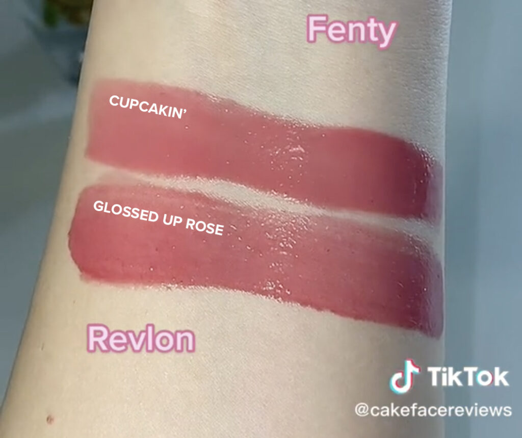 Fenty Beauty Cupcakin’ Gloss Bomb Cream Color Drip Lip Cream Dupes