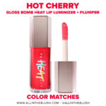 Fenty Beauty Hot Cherry Gloss Bomb Heat Universal Lip Luminizer + Plumper Dupes