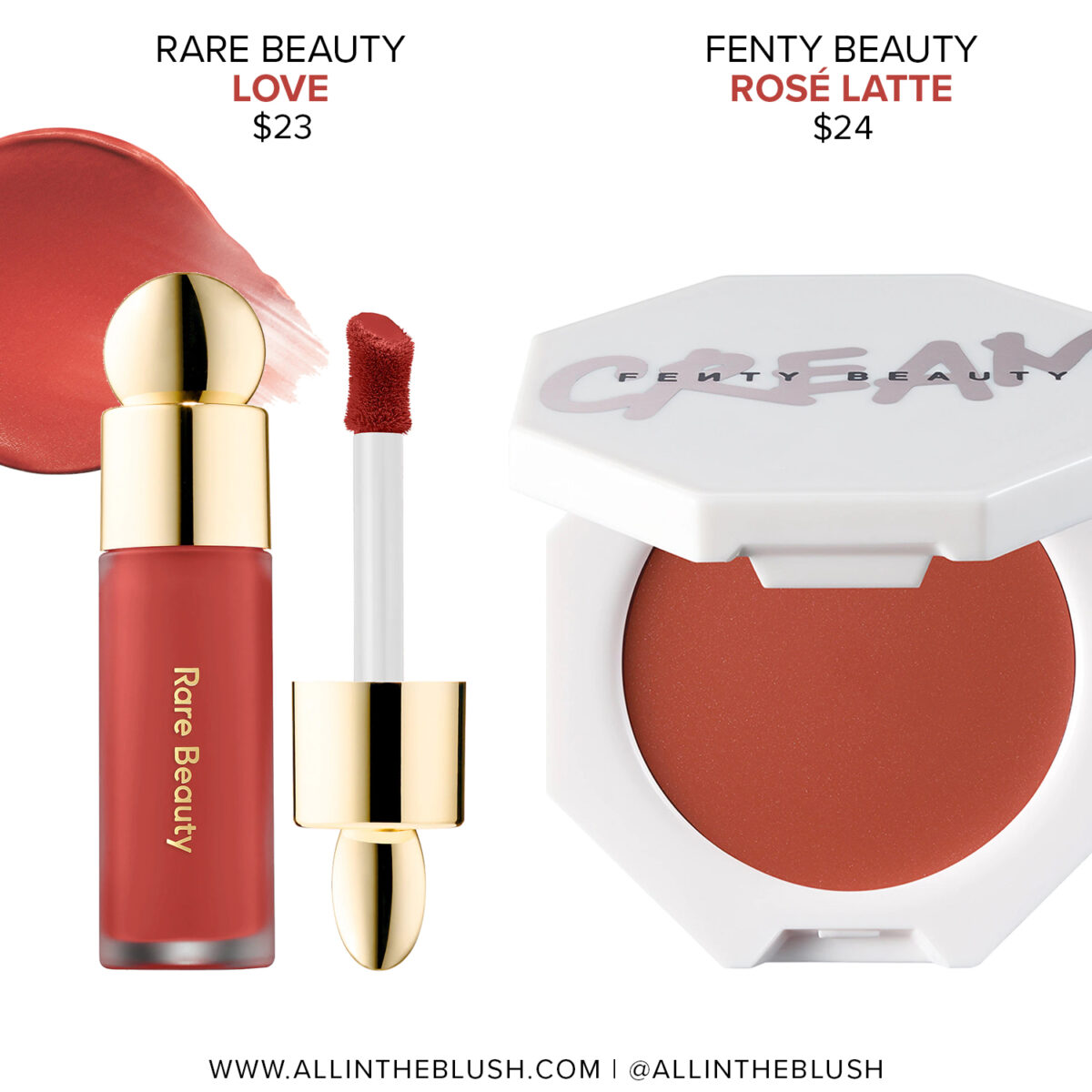 Rare Beauty Love Soft Pinch Liquid Blush Color Matches All In The Blush