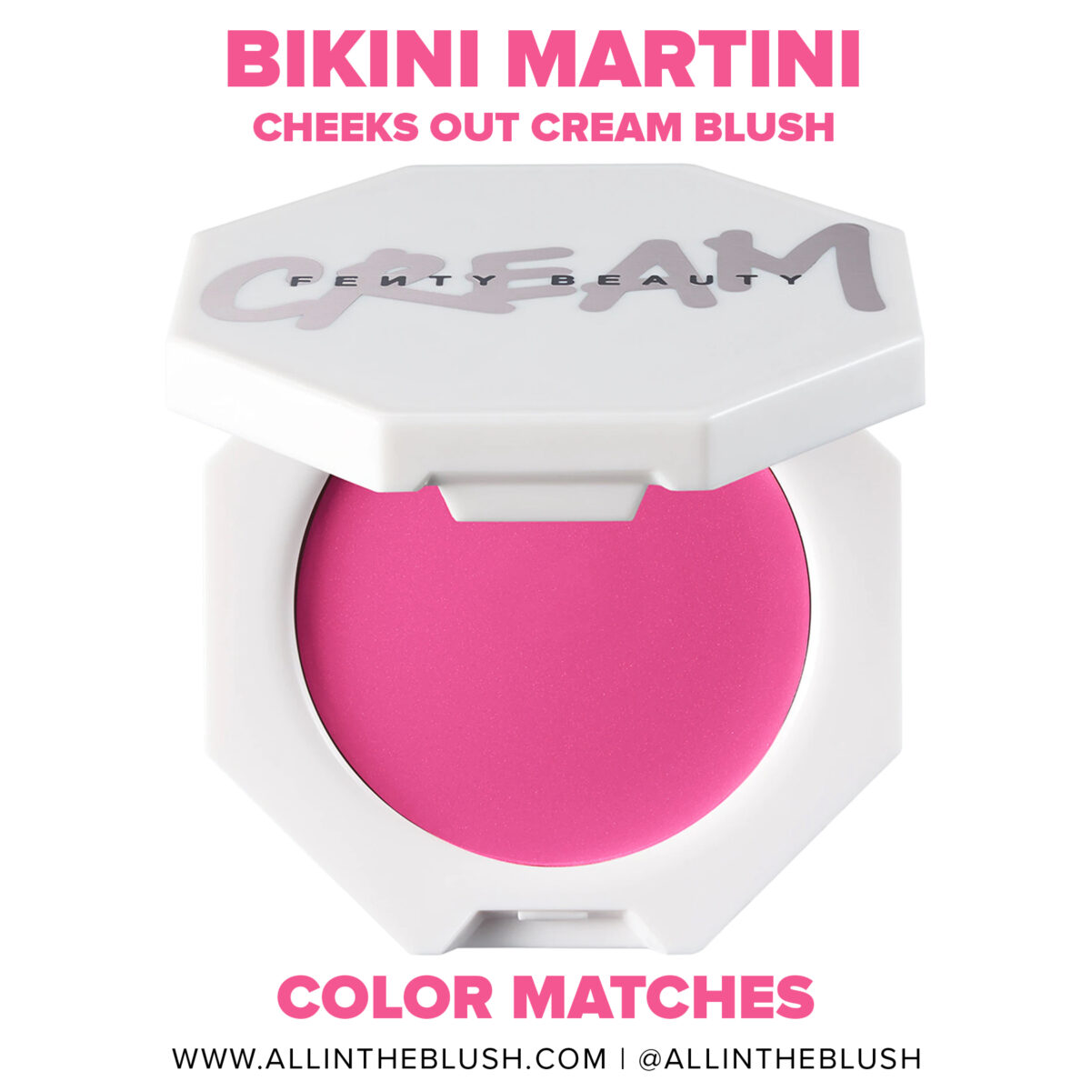 Fenty Beauty Bikini Martini Cheeks Out Freestyle Cream Blush Dupes