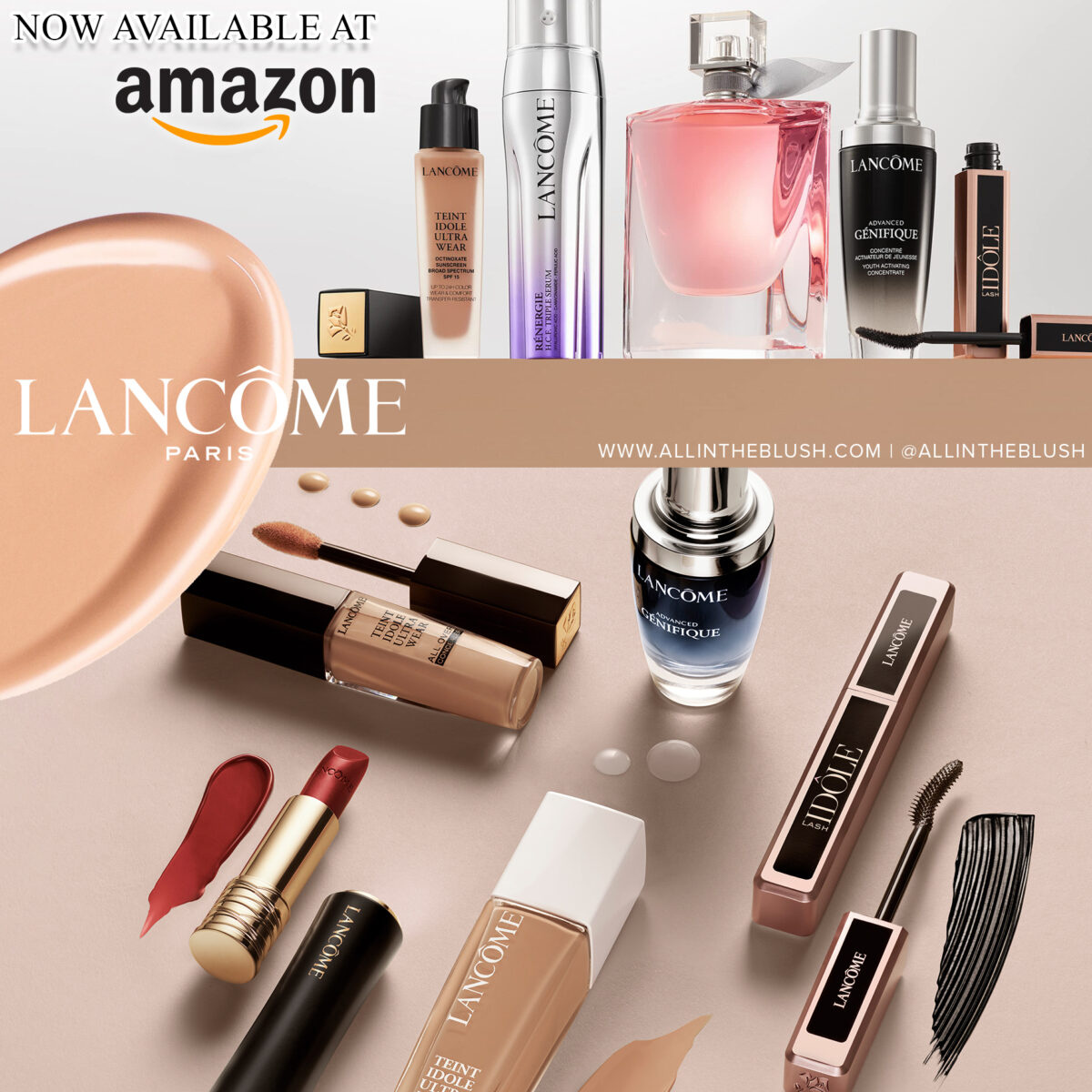 Lancôme Now Available at Amazon