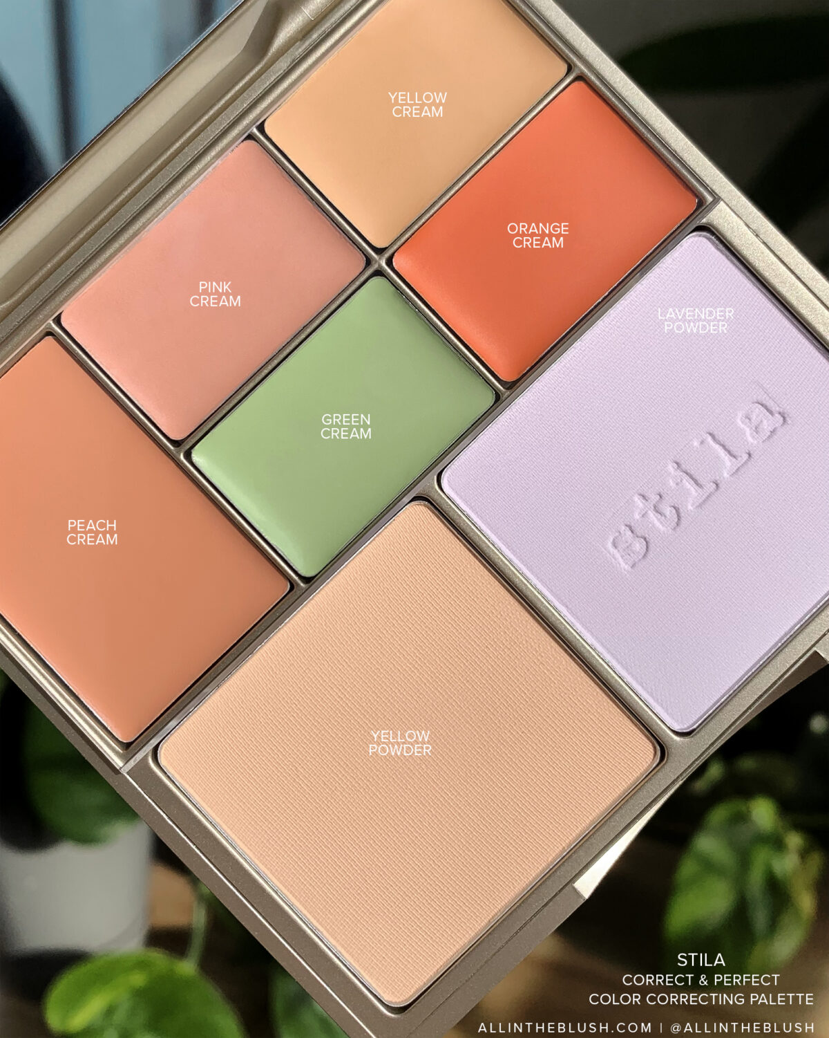 Stila Correct and Perfect All-In-One Color Correcting Palette Review & Swatches