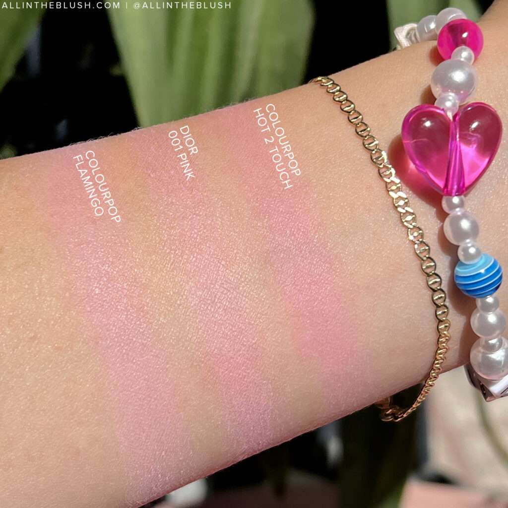 ColourPop Dupes for Dior 001 Pink Rosy Glow Blush