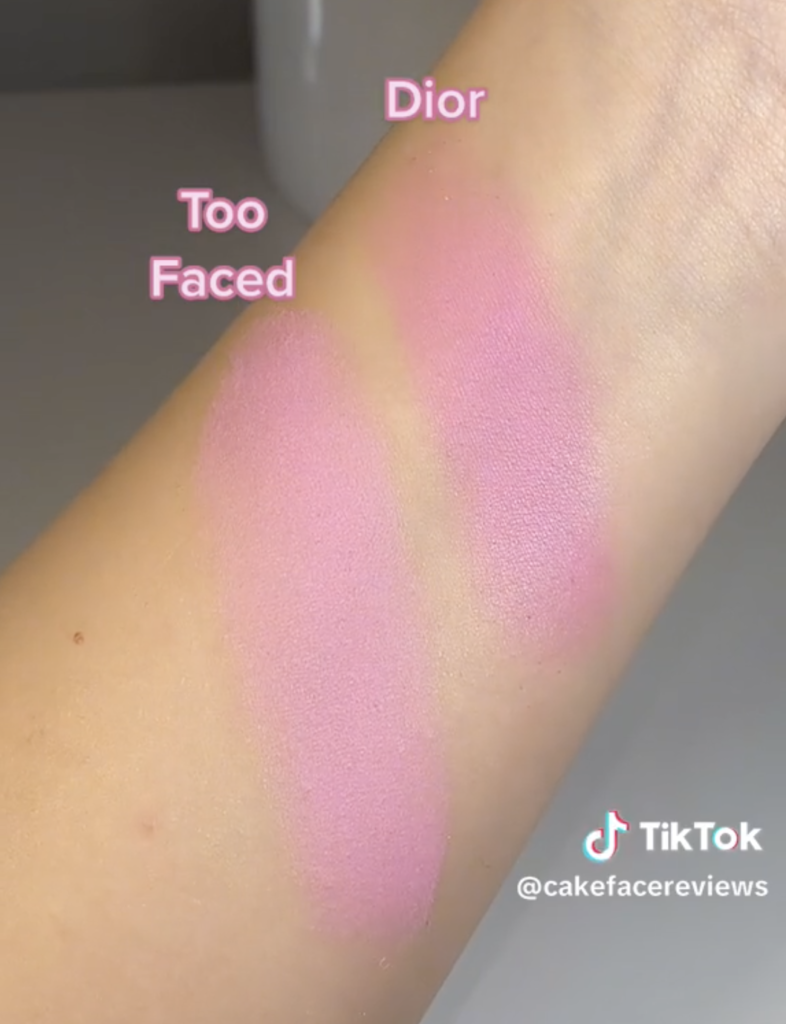Too Faced Candy Clouds Cloud Crush Blurring Blush Dupes