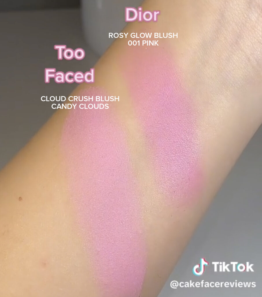 Too Faced Candy Clouds Cloud Crush Blurring Blush Dupes