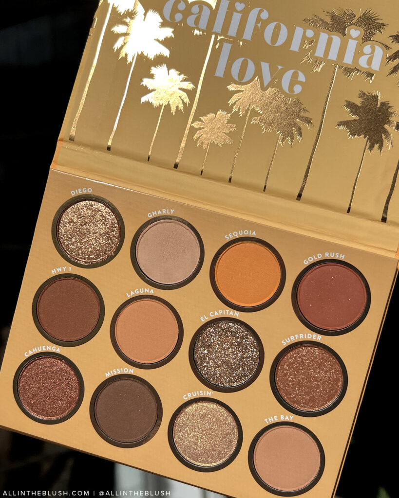 ColourPop California Love Eyeshadow Palette Review