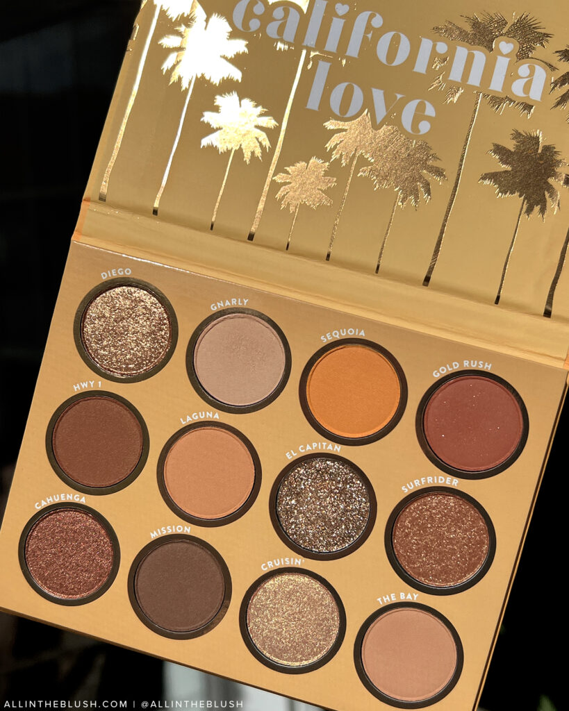 ColourPop California Love Eyeshadow Palette Review