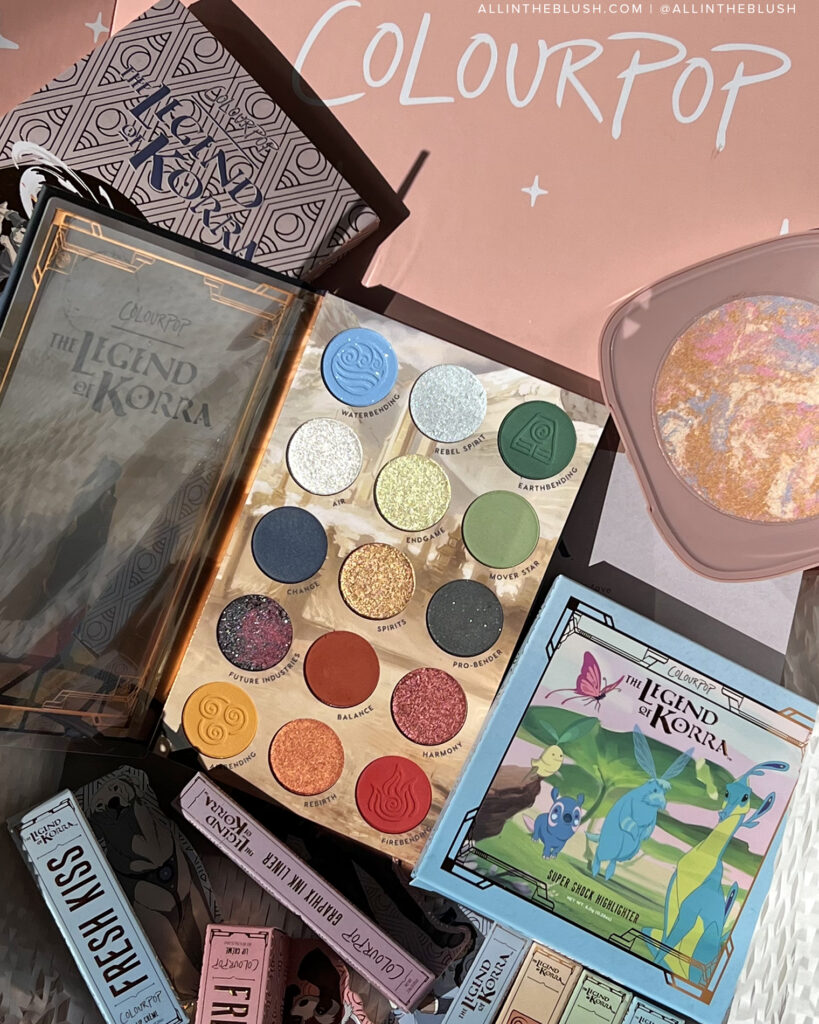 Comparing ColourPop Collections: The Last Airbender VS. The Legend of Korra