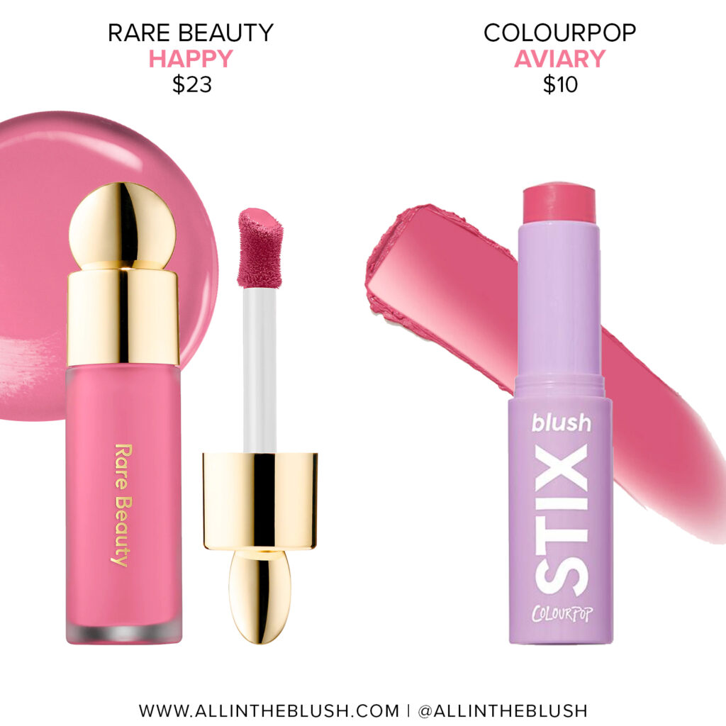Rare Beauty Happy Soft Pinch Liquid Blush Dupes