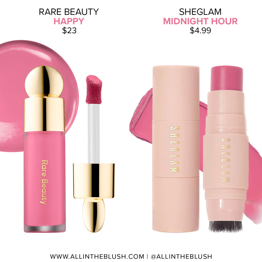 Rare Beauty Happy Soft Pinch Liquid Blush Dupes All In The Blush