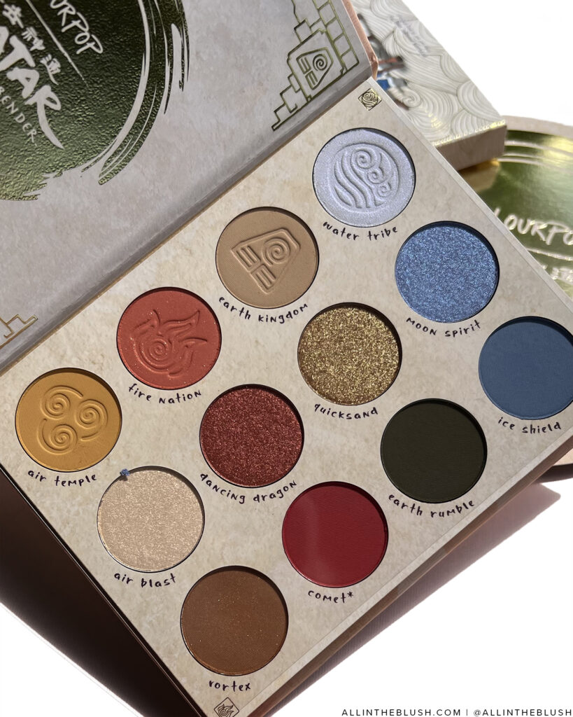 ColourPop x Avatar The Last Airbender Collection Review & Swatches