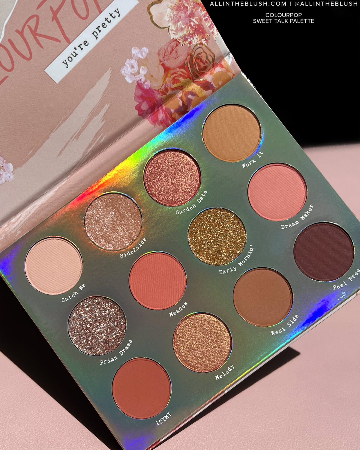 Reviewing ColourPop’s #1 Best-Selling Palette Ever – The Sweet Talk Eyeshadow Palette