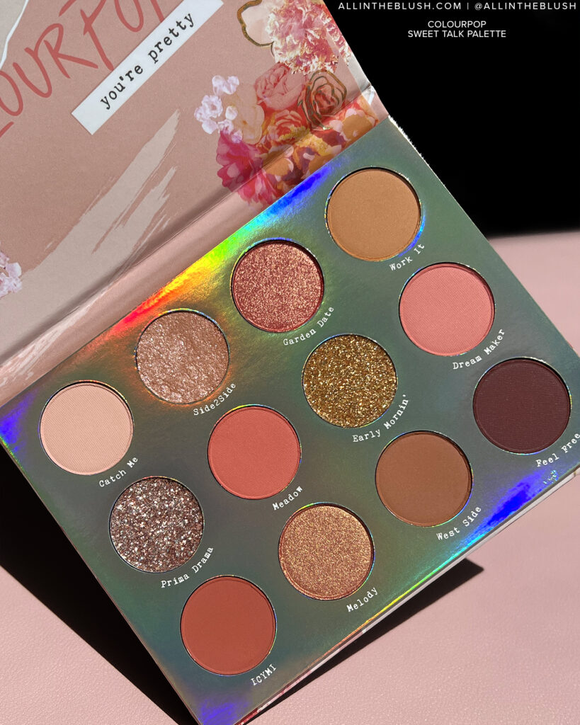 ColourPop Sweet Talk Eyeshadow Palette Review