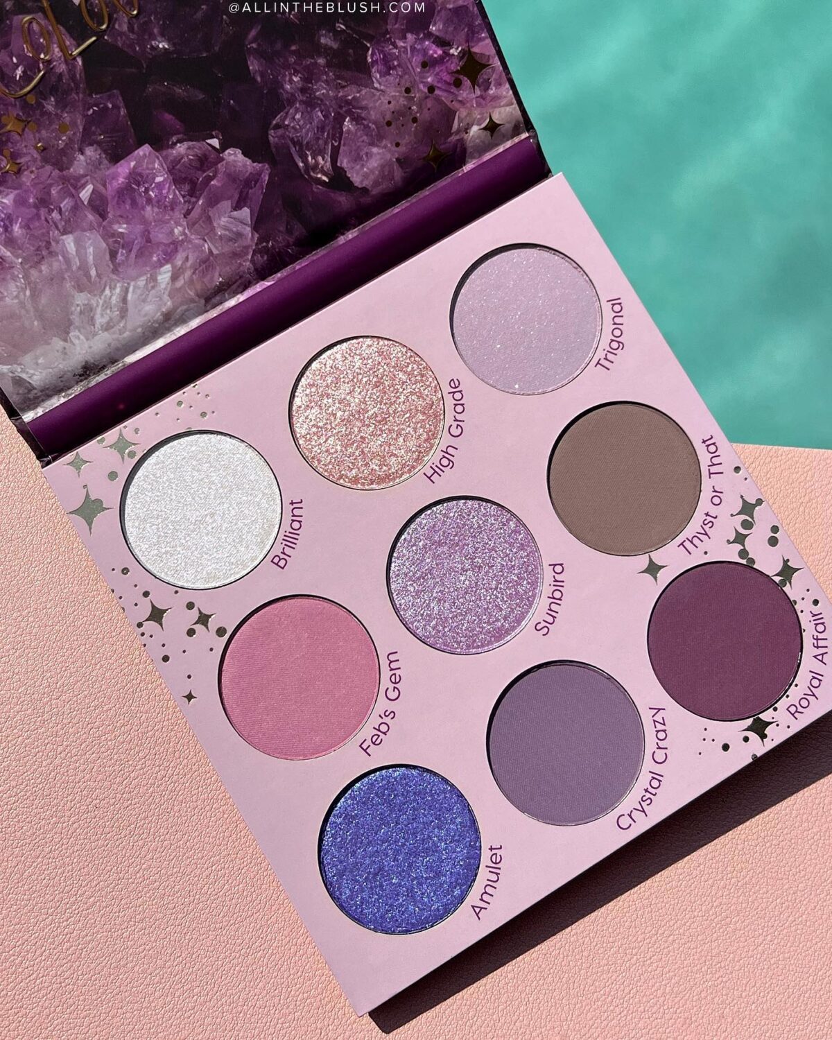 Reviewing ColourPop's All Amethyst Shadow Palette