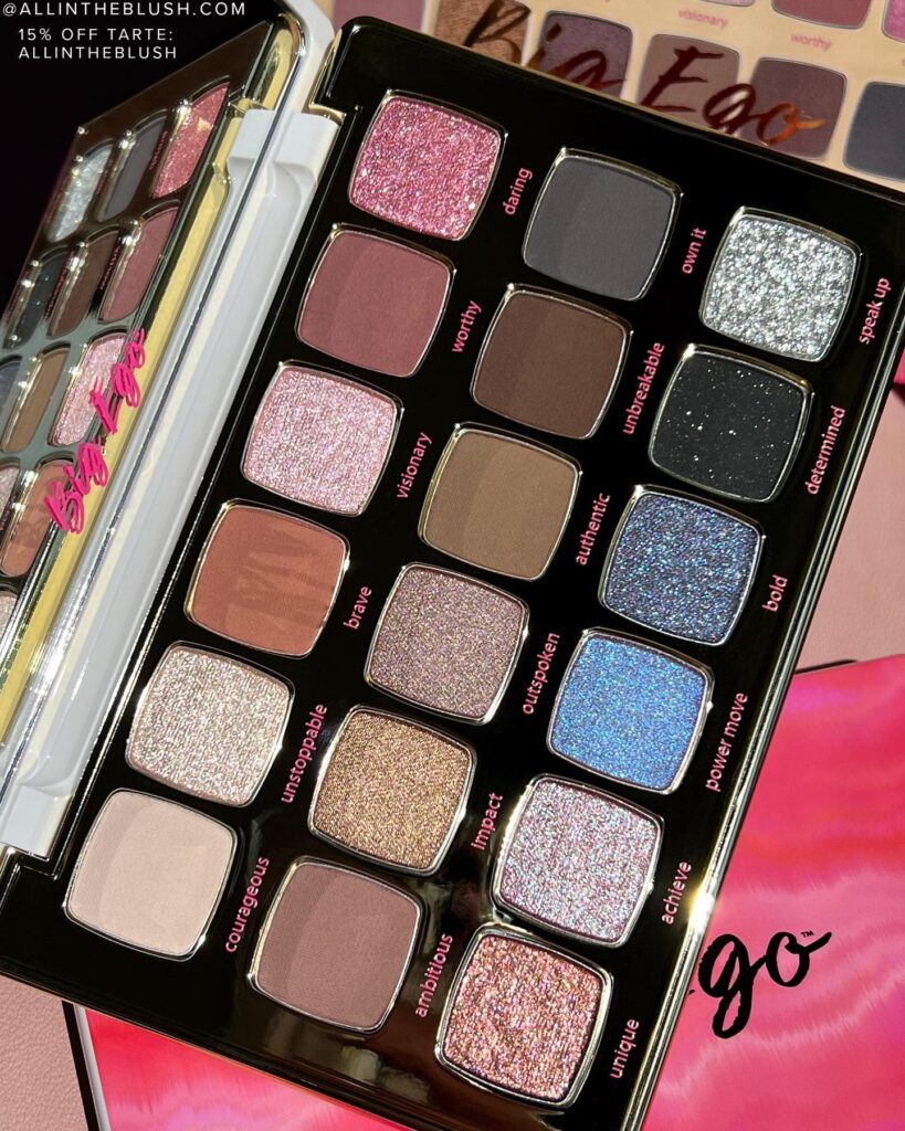 Tarte Big Ego Eyeshadow Palette Review + Save 15 off Tarte with Code
