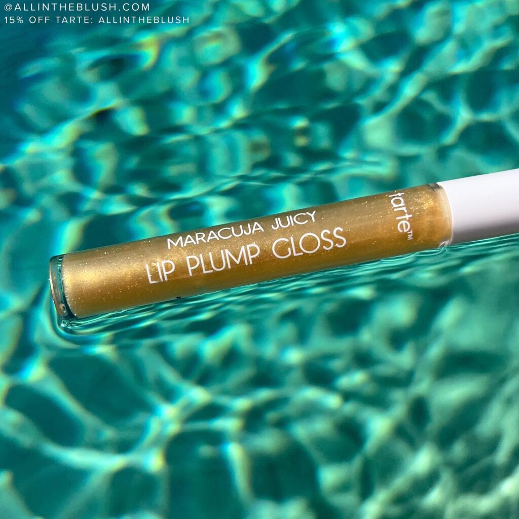 Tarte Maracuja Juicy Lip Plump Gloss Review Save 15% off Tarte with Code ALLINTHEBLUSH