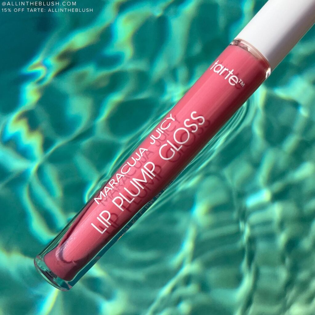 Tarte Maracuja Juicy Lip Plump Gloss Review Save 15% off Tarte with Code ALLINTHEBLUSH