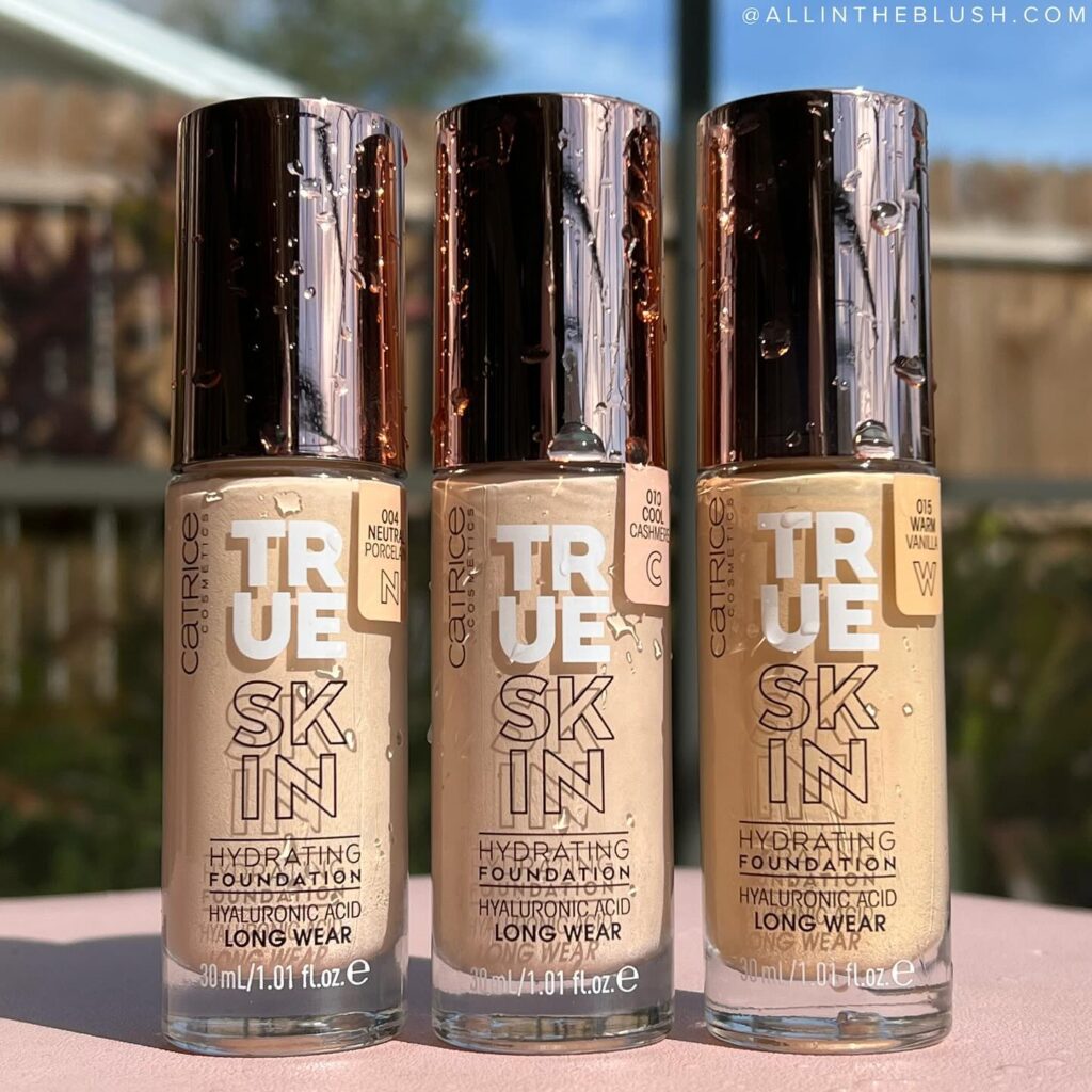 Catrice True Skin Hydrating Foundation Review & Swatches