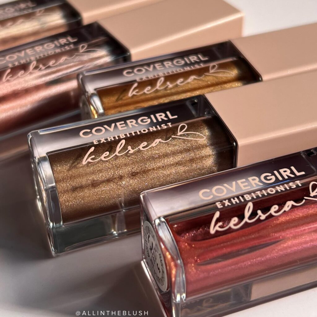 Covergirl Exhibitionist by Kelsea Ballerini Liquid Glitter Eyeshadow Review and Swatches
