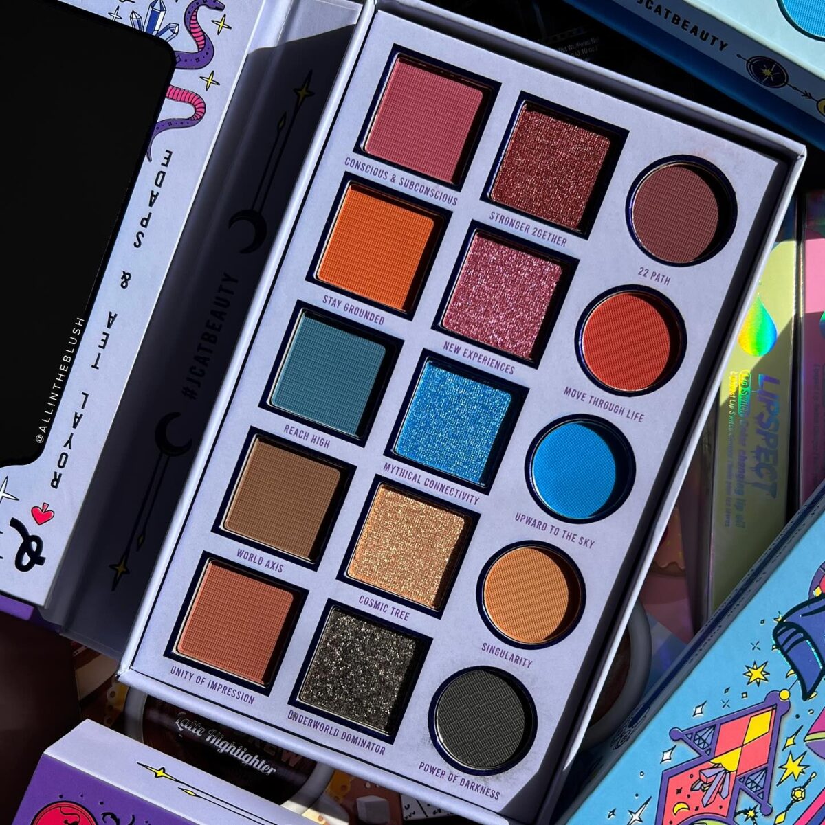 J.Cat Beauty House of Queens 15 Color Royal Tea & Spade Palette Review