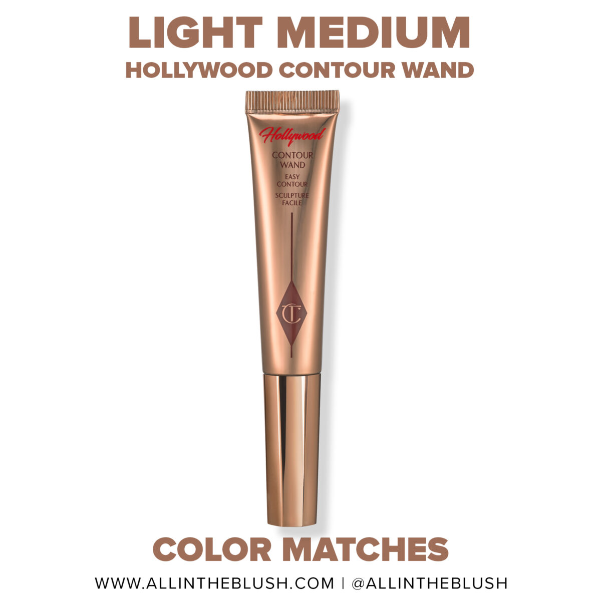 Charlotte Tilbury Light Medium Hollywood Contour Wand Dupes