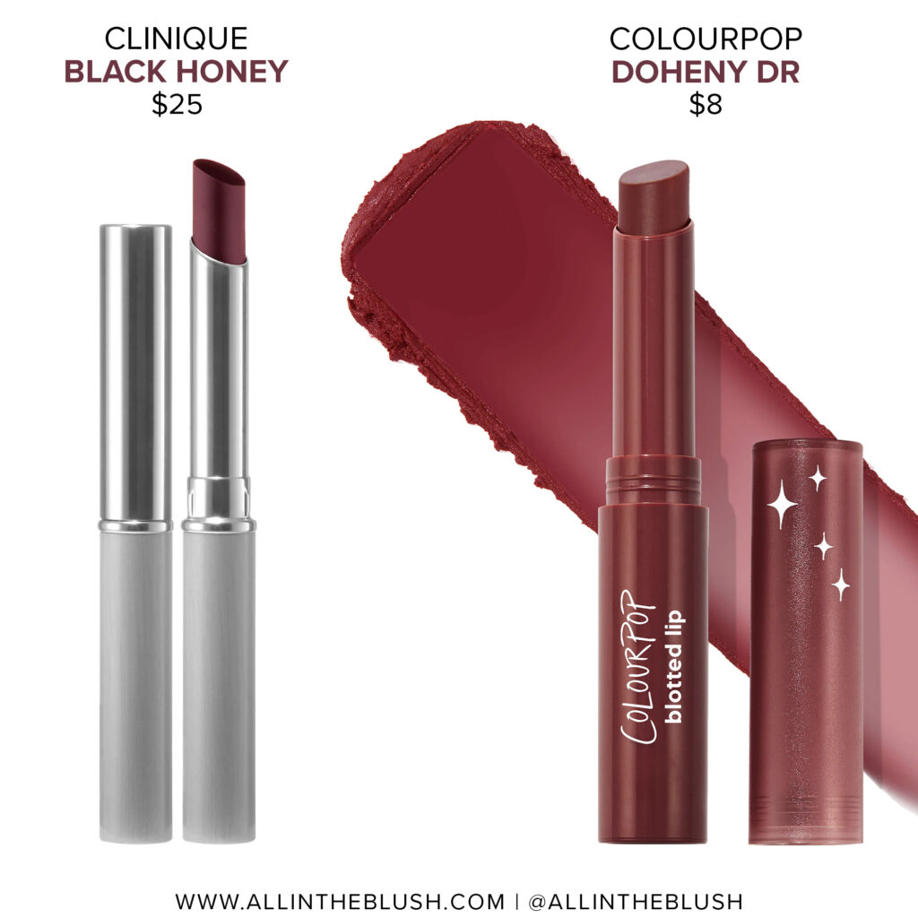 Clinique Black Honey Almost Lipstick Color Matches