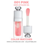 Dior 001 Pink Addict Lip Glow Oil Dupes