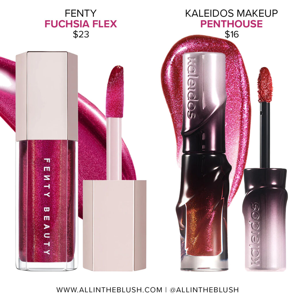 Fenty Beauty Fuchsia Flex Gloss Bomb Lip Luminizer Dupes
