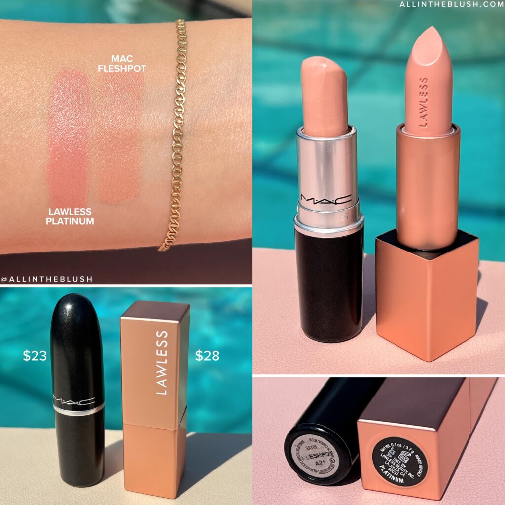 MAC Fleshpot Lipstick Dupes