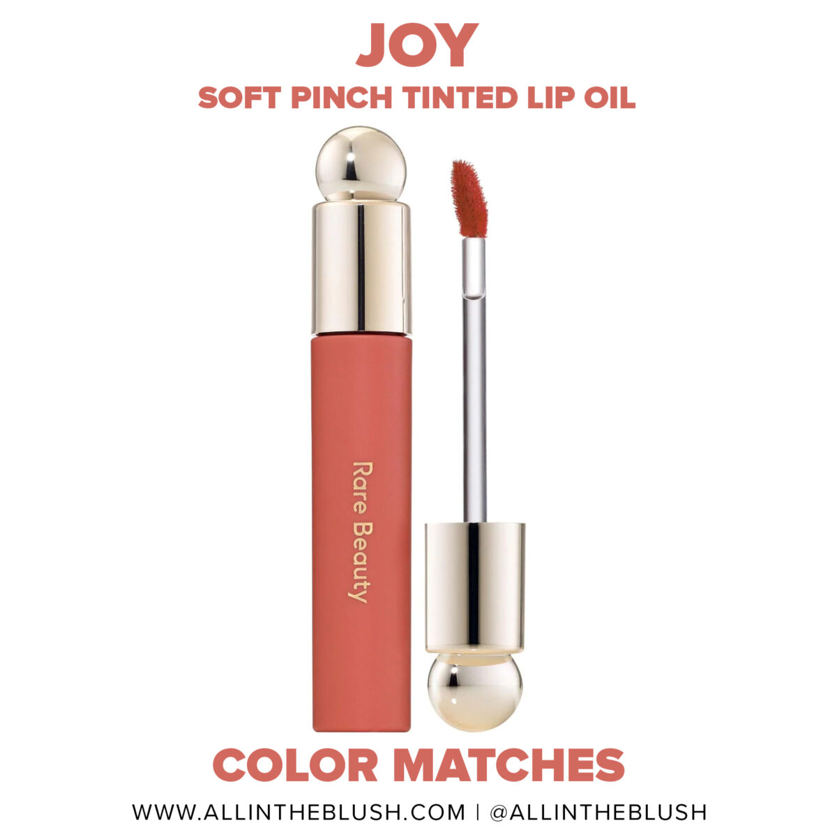 Rare Beauty Joy Soft Pinch Tinted Lip Oil Color Matches