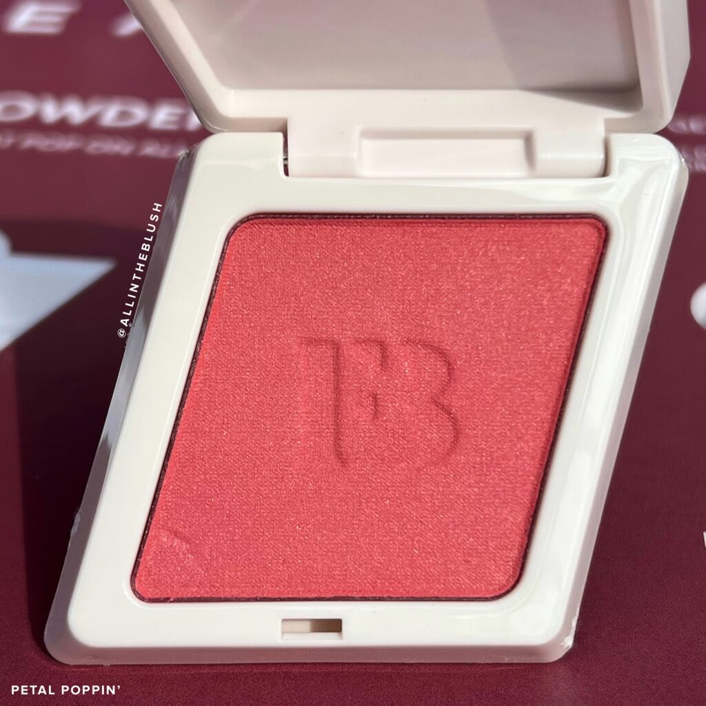 New from Fenty Beauty: Cheeks Suede Waterproof Powder Blush Petal Poppin