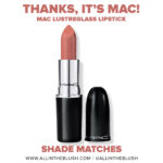 MAC Thanks, Its MAC! Lipstick Shade Matches