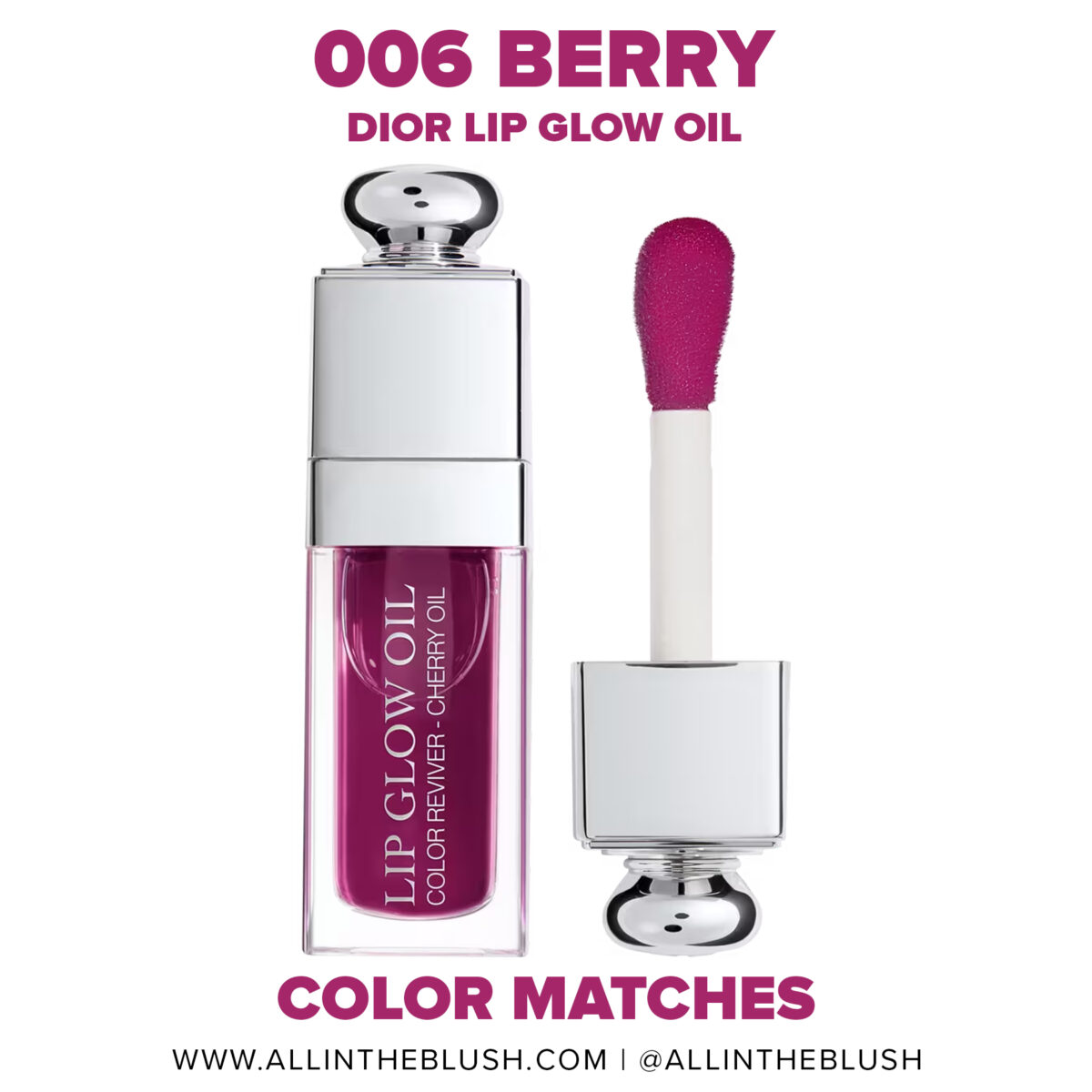 Dior 006 Berry Addict Lip Glow Oil Alternatives