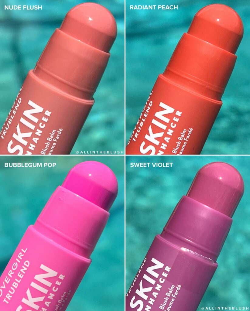 Covergirl Trublend Skin Enhancer Balm Blush Stick Swatches